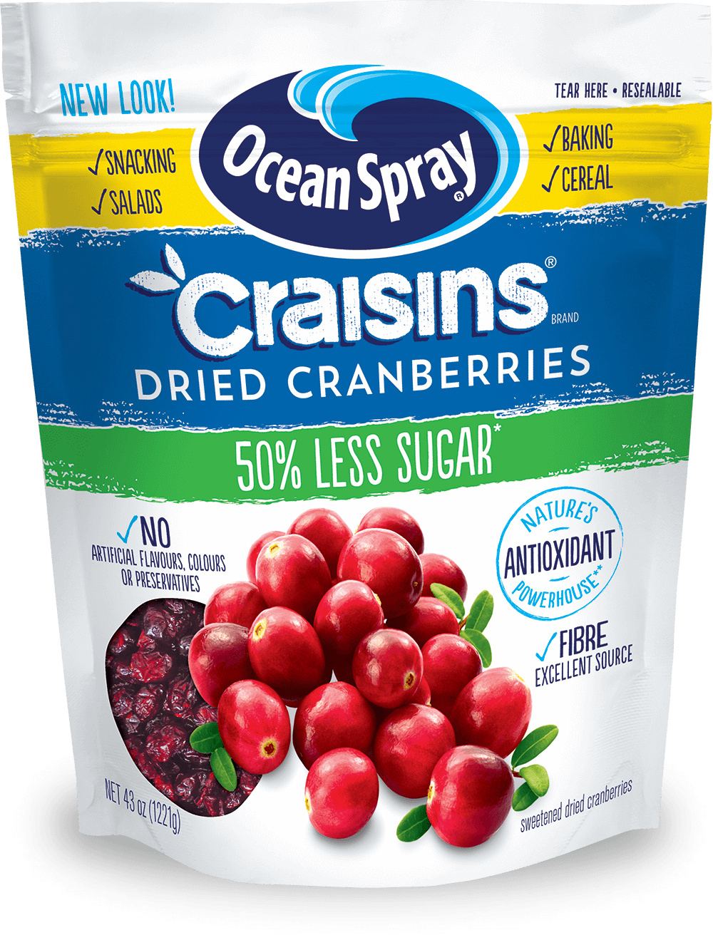 Reduced Sugar Craisins® Dried Cranberries