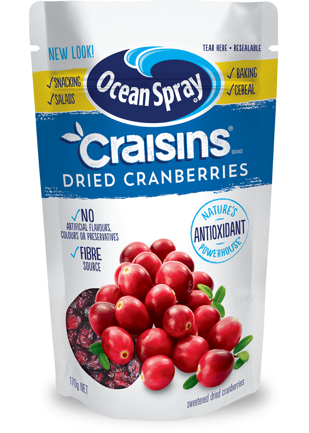 Ocean Spray Craisins Dried Cranberries Original (48