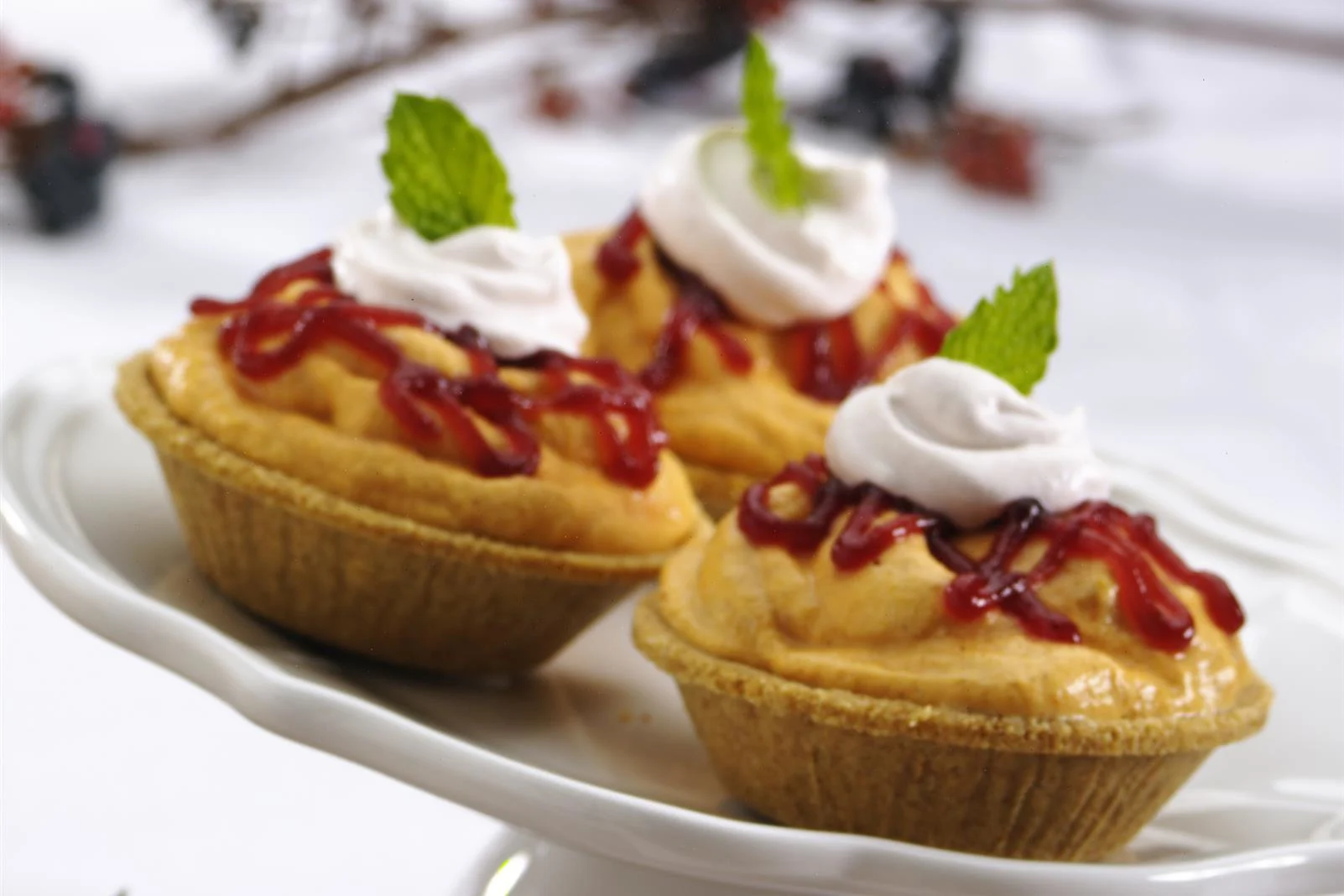 Autumn Chill Ice Cream Tartlets