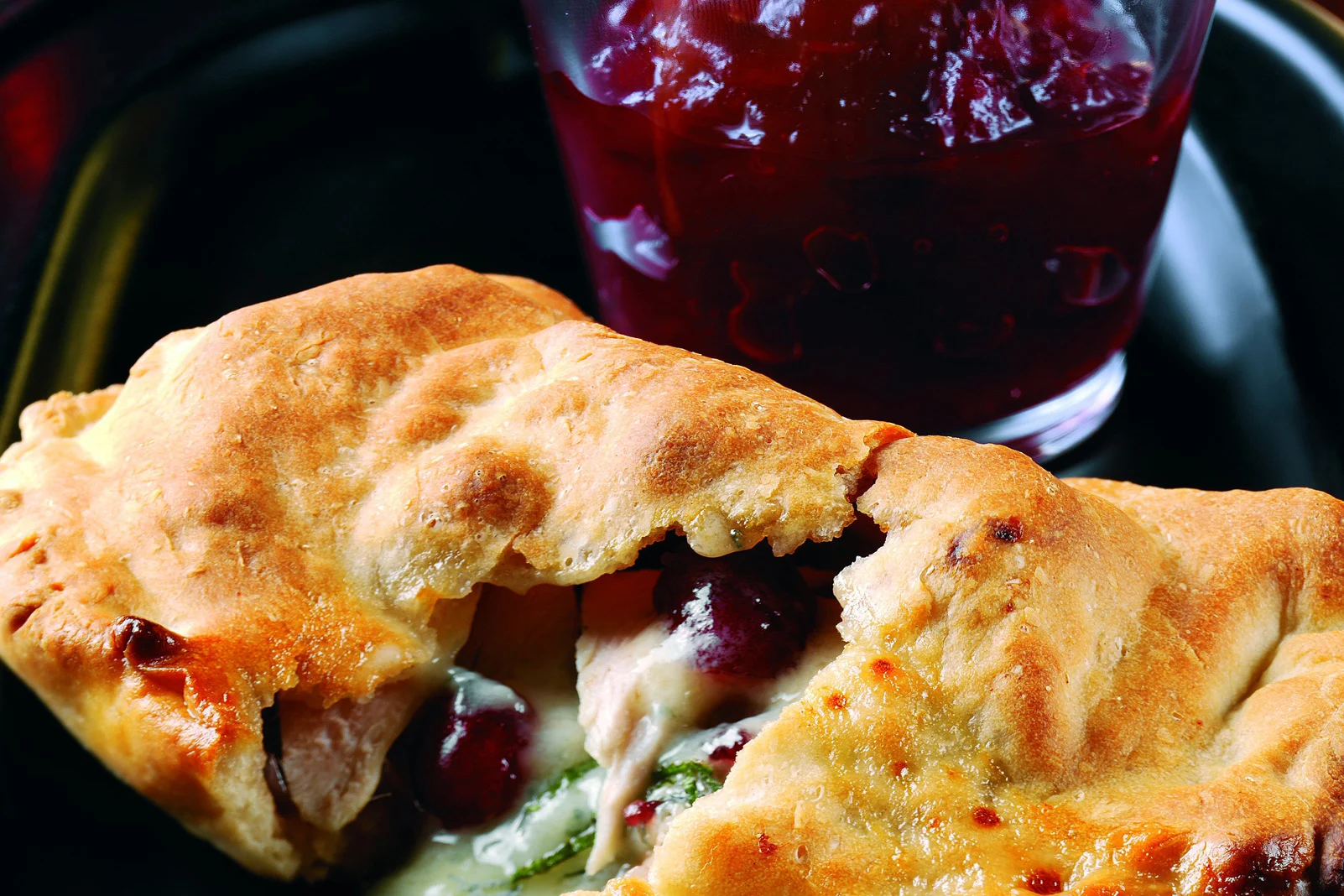 Cranberry & Red Onion Calzone 