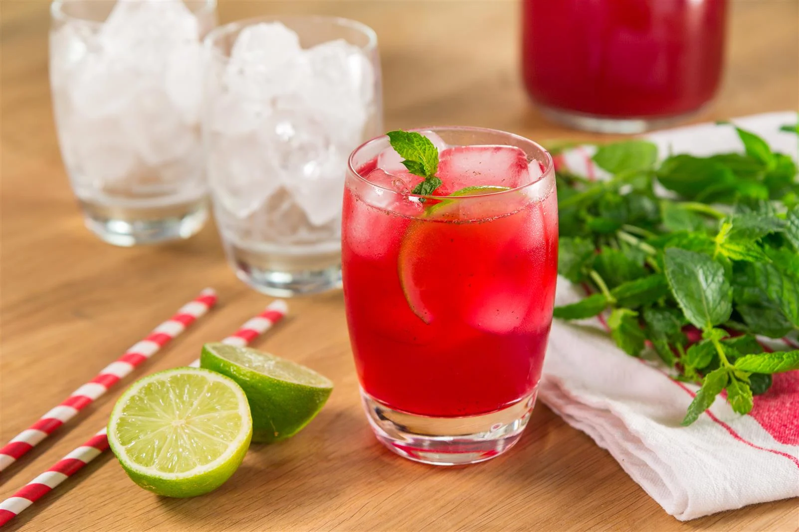 Cranberry, Ginger and Lime Refresher