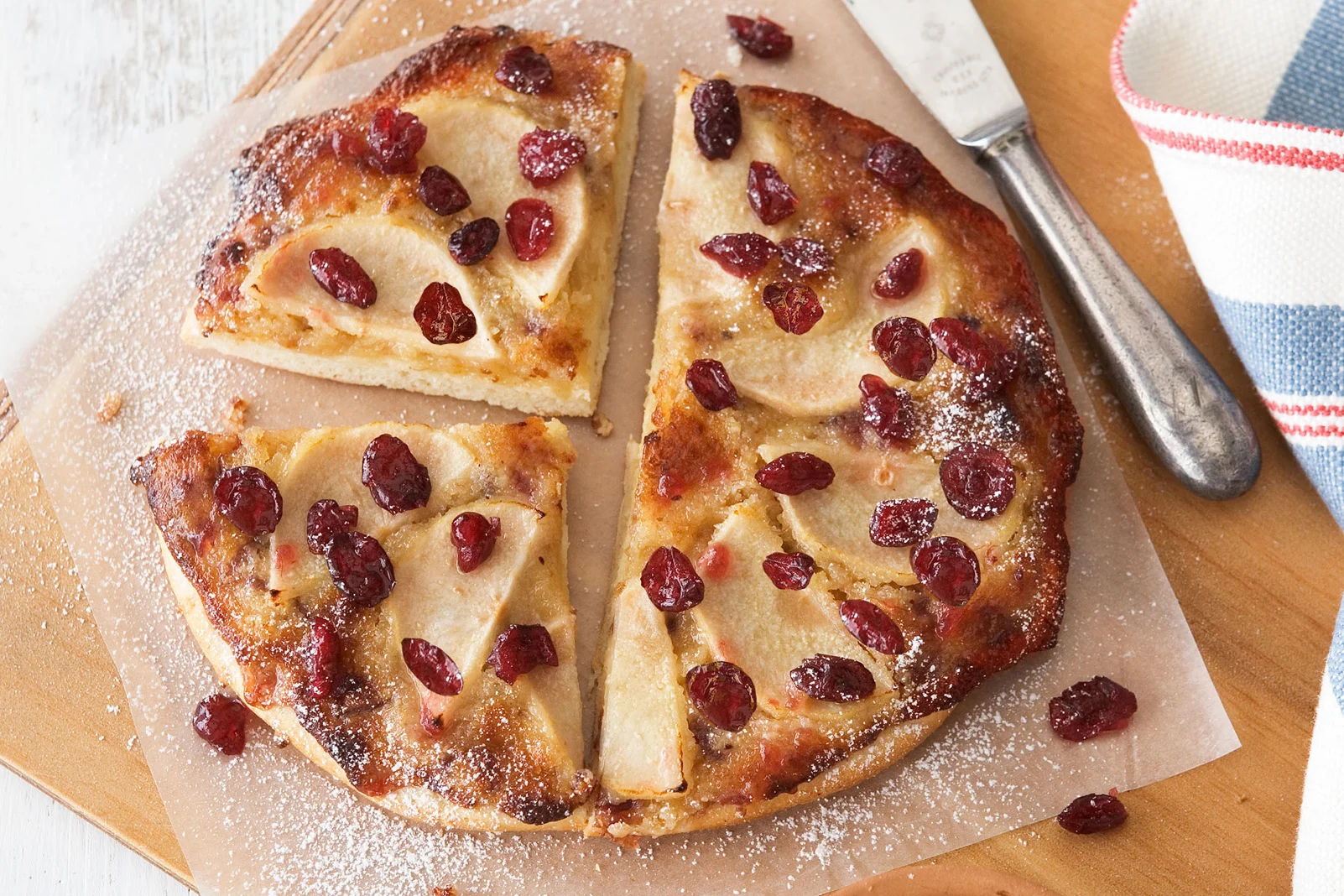 Pear, Craisins® Dried Cranberries & Frangipane Pizza