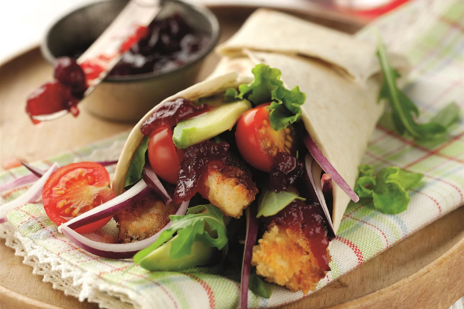 Cajun Chicken Wraps