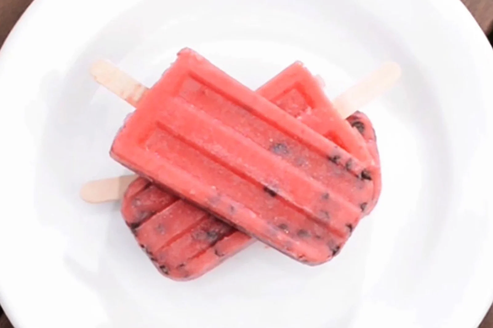 Berry Chocolate Yogurt Popsicles