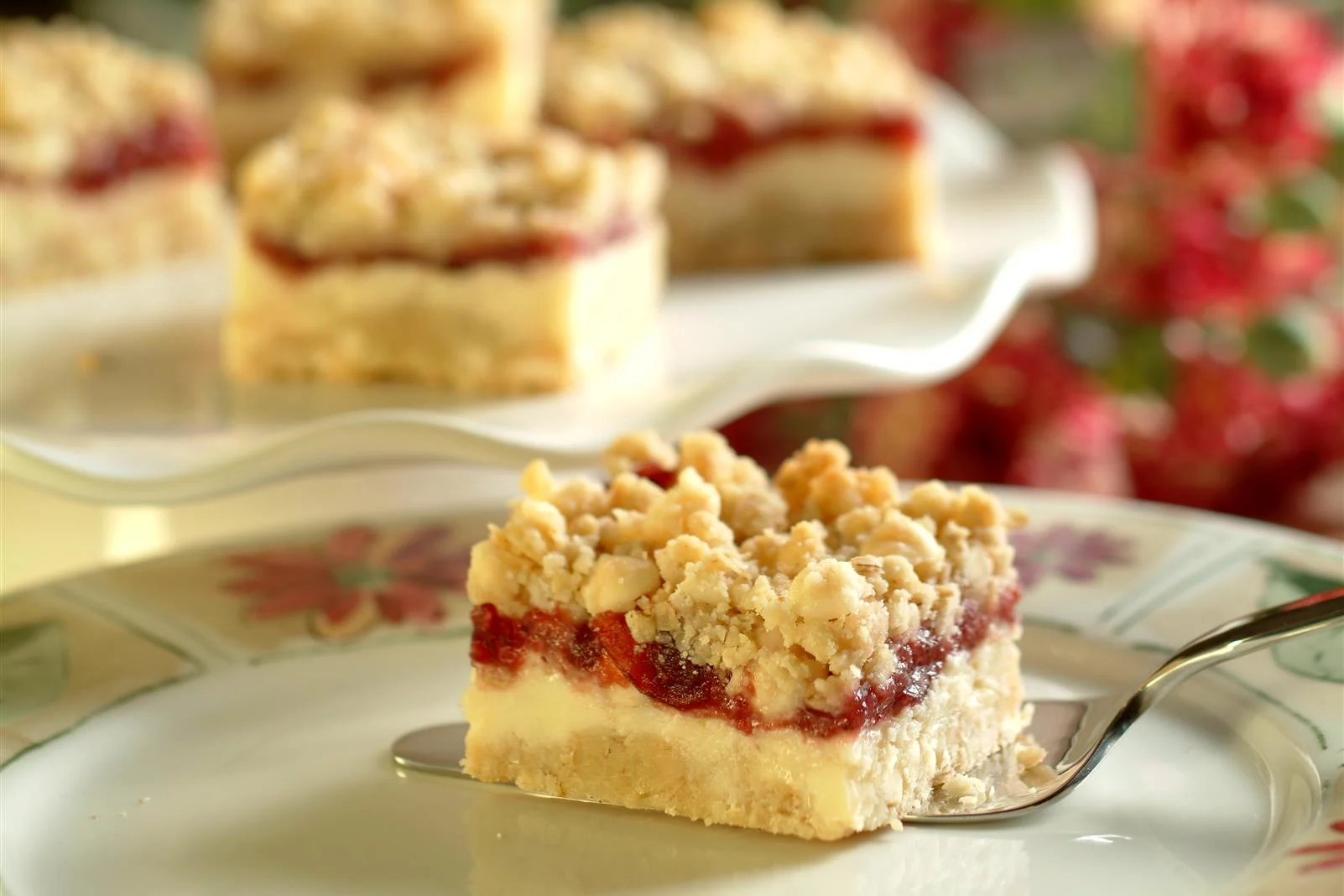 Premier Cheesecake Cranberry Bars