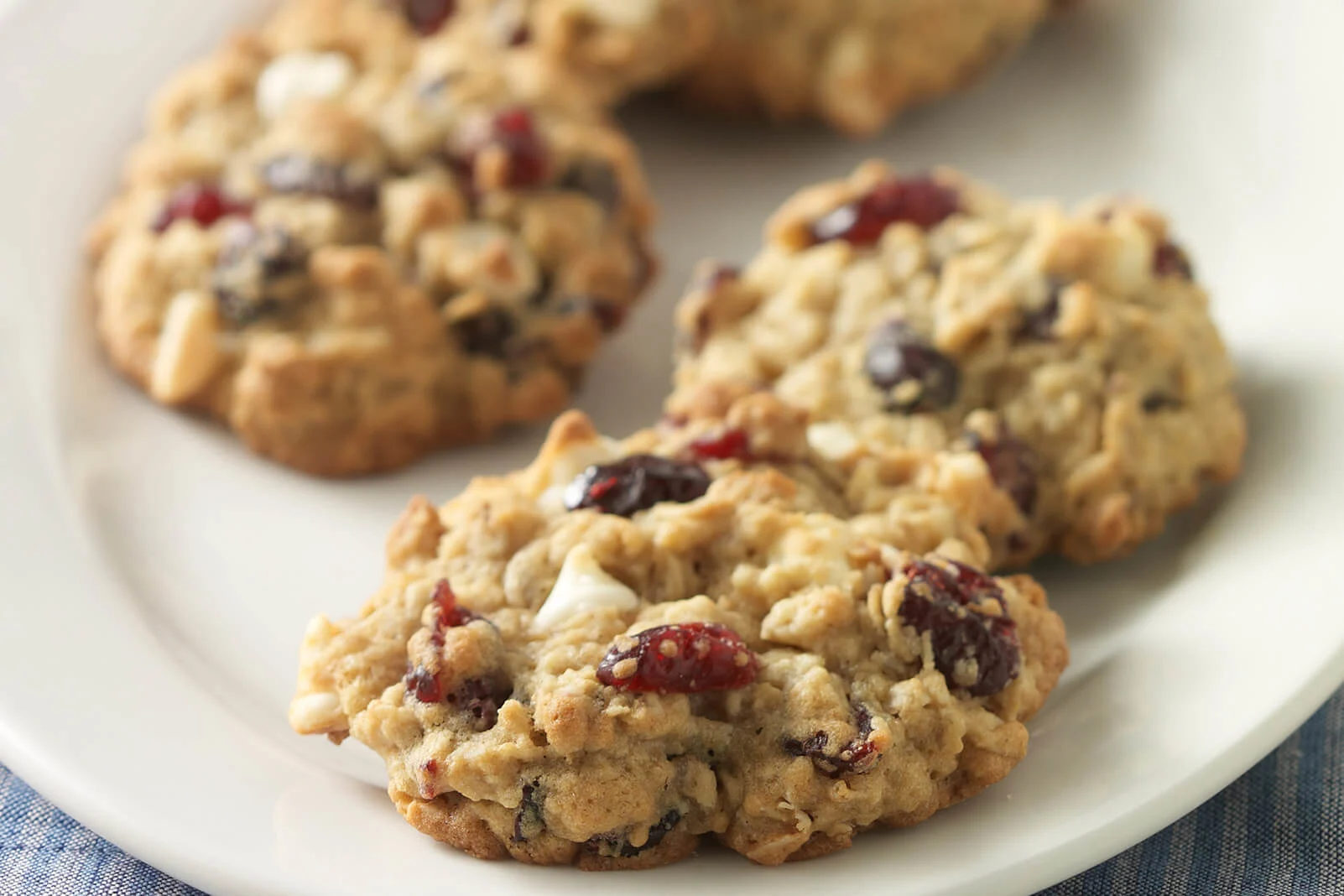 Craisins® Oat and White Chocolate Chunk Biscuits