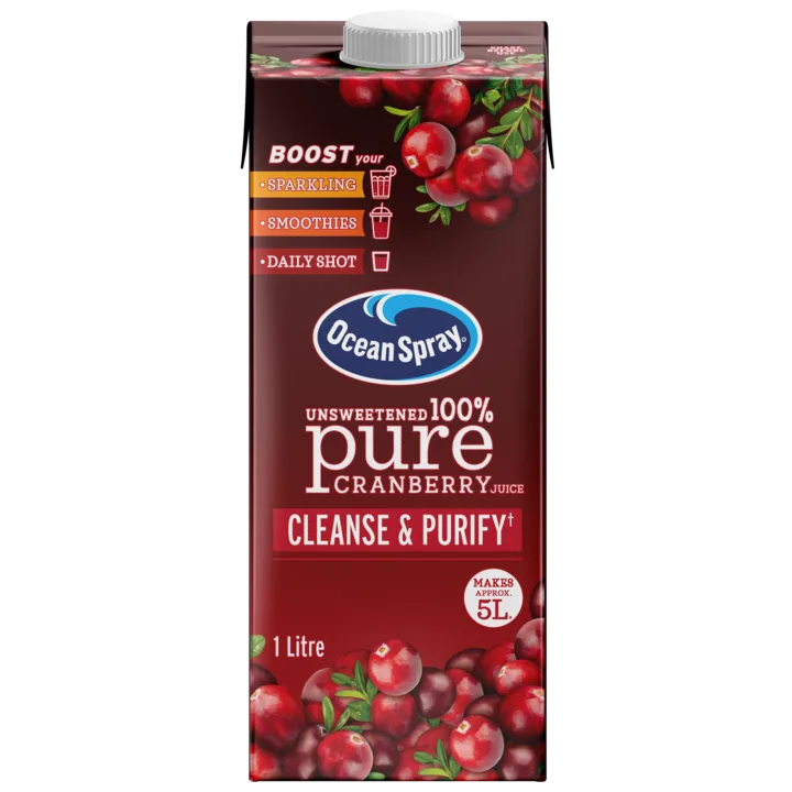 Pure Unsweetened Cranberry 1L