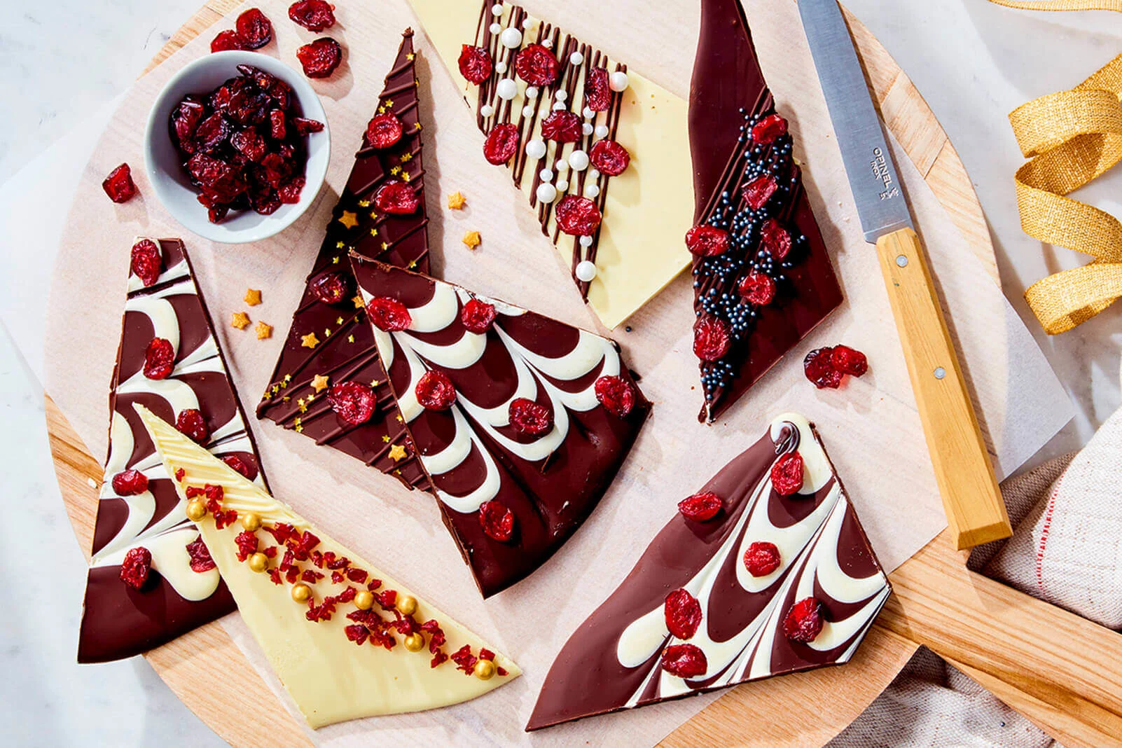 Craisins® Chocolate Bark