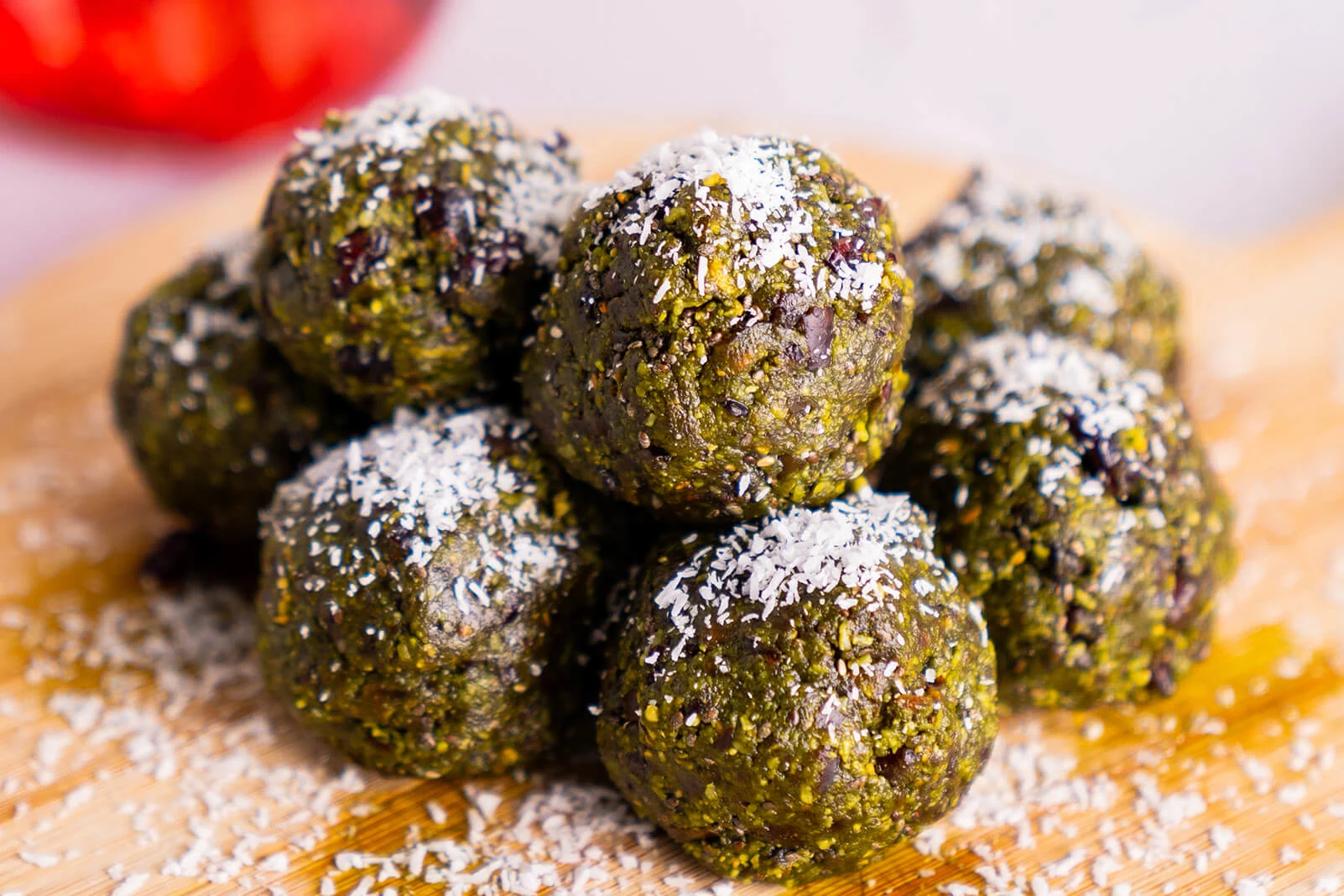 Cranberry Matcha Bliss Balls