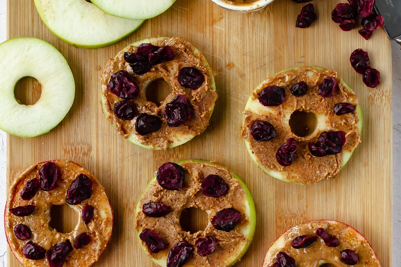 Cranberry Apple Healthy "Donuts"