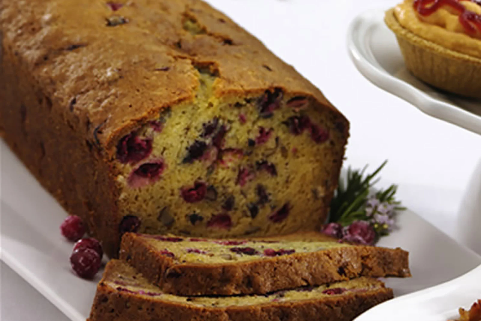 Rosemary Hazelnut Cranberry Bread