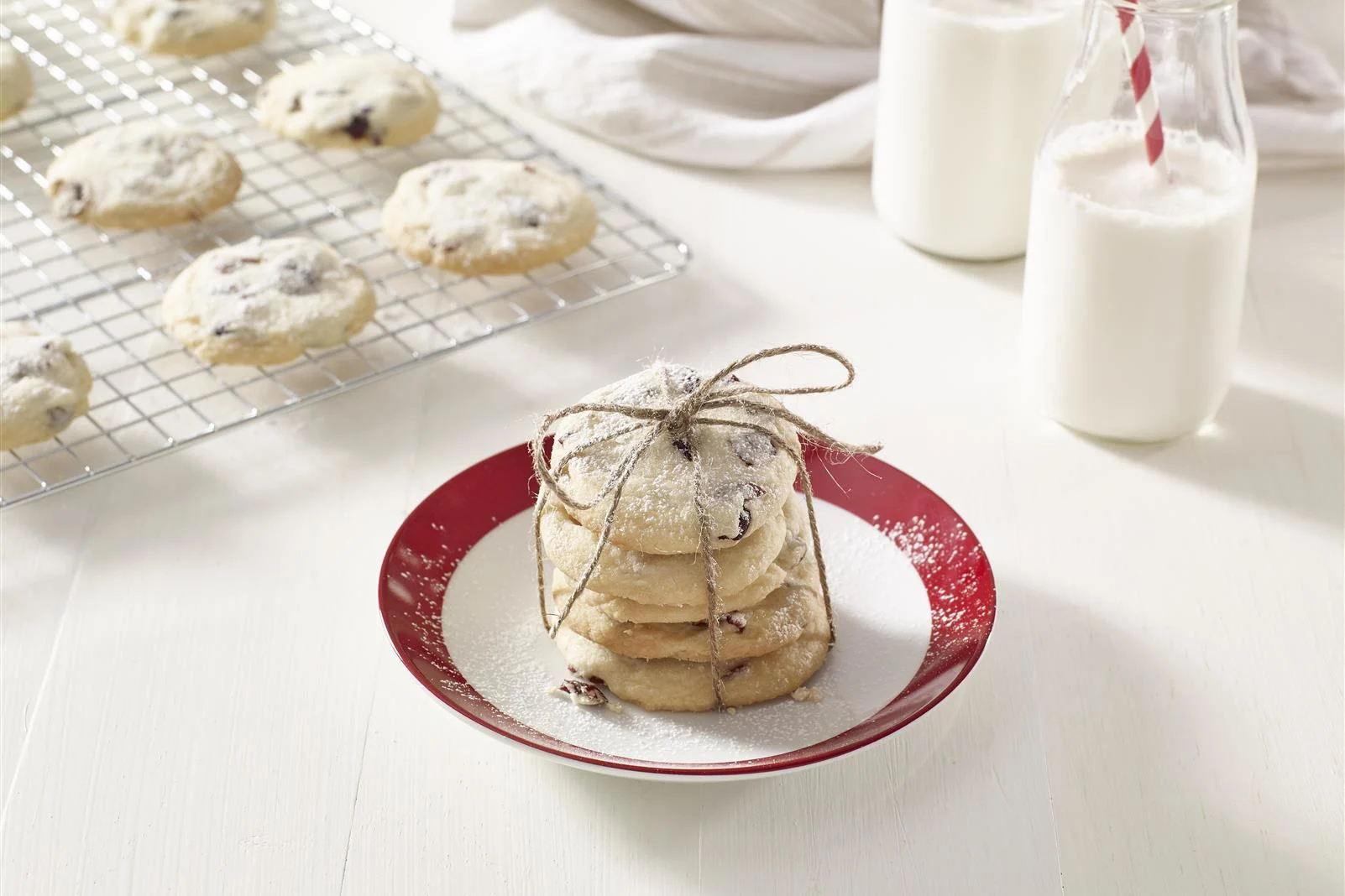 Cranberry Shortbread Cookies