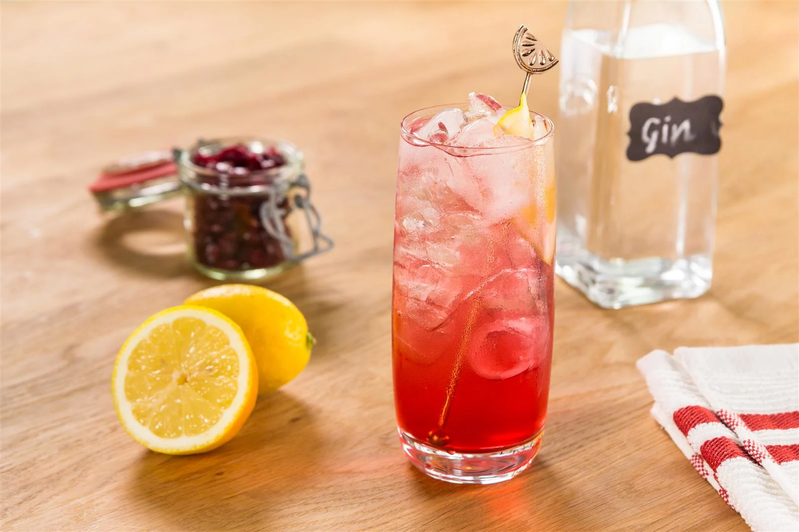 Cranberry Gin Fizz