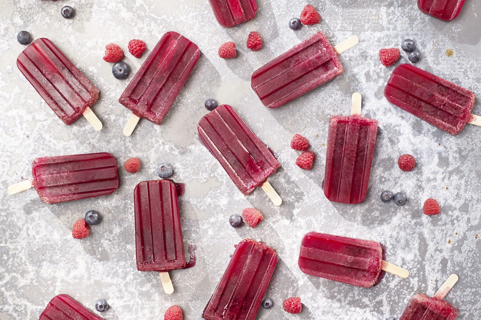 Low Sugar Very Berry Pops