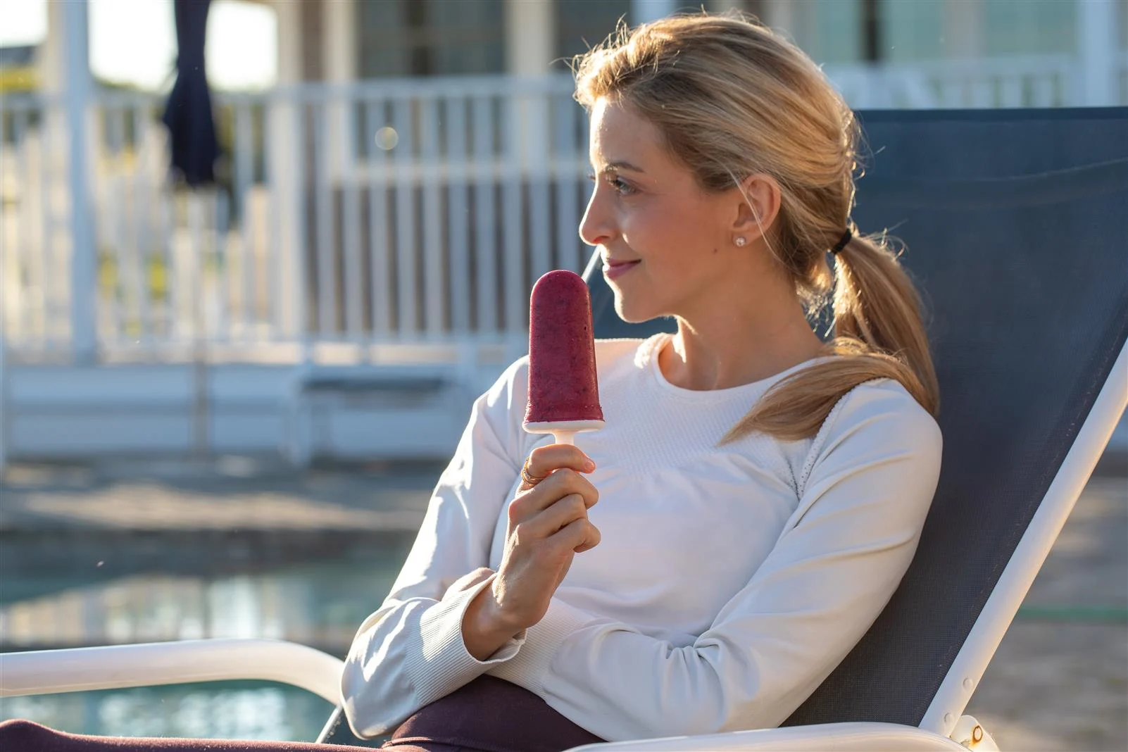 Pure Cranberry Smoothie Popsicles